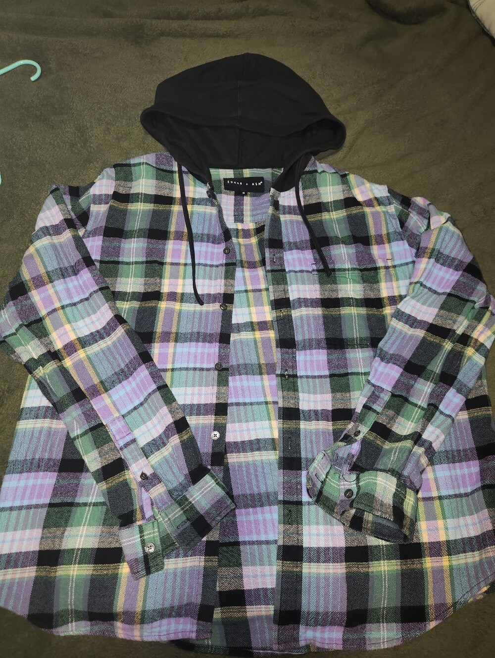 Edgar + Ash Hooded Flannel Button Up
